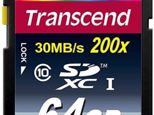 64GB SDHC CLASS 10 TRANSCEND