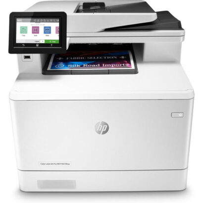 HP Colour LaserJet Pro MFP M479FNW 27PPM Functions – Print, copy, scan, fax, and email. Toners W2030A / 31 / 32 / 33