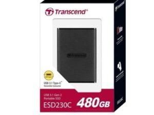 480GB TRANSCEND EXTERNAL SSD ESD230S USB 3.1 GEN2, TYPE-C