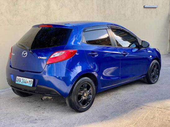 Blue Mazda Demio