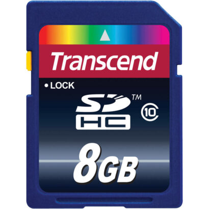 8GB SDHC CLASS 10 TRANSCEND