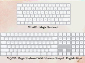 Magic keyboard iMac model MLA22