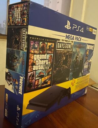 ALEGRE OS PEQUENOTES EM CASA COM O PS4 500GB 1JOYSTICK + 4 JOGOS & VOUCHER 3 MESES GRÁTIS