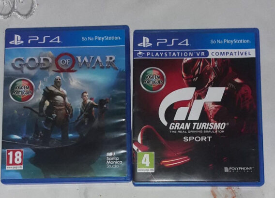 Gran Turismo Sport(1700mts) E God of War(1500mts)