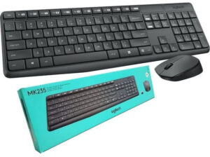 Conjunto de mouse e teclado wireless