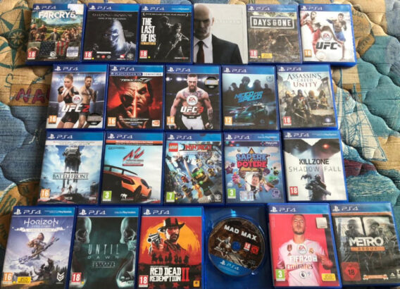 Jogos para PS4, super limpos