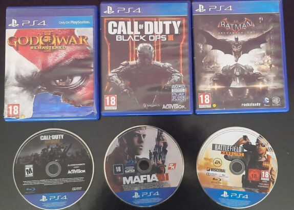 Ps4 Slim -500GB  3 jogos a sua escolha   Nb: os jogos não estão a venda