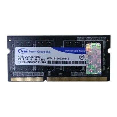 4GB DDR3L PC1600 RAM Memory – Laptop Low Volt