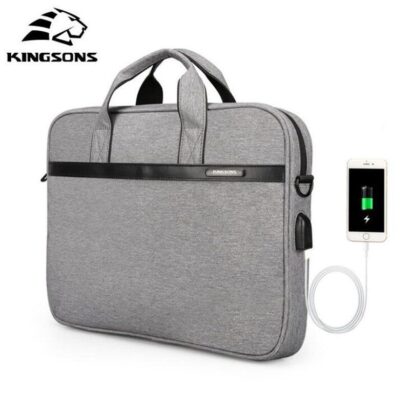 Bolsa para Laptop Maleta Casual – CINZA