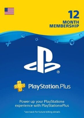 Playstation PS plus 12 meses US regiao