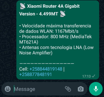 Router Gigabit Xiaomi