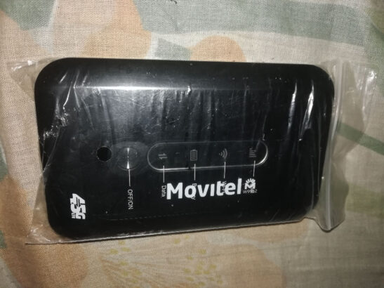 Modem wifi 4. 5 da movitel novo preto nunca usado