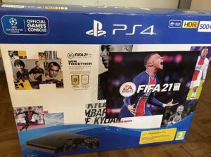 Ps4 500gb slim + FIFA 21 na caixa selado