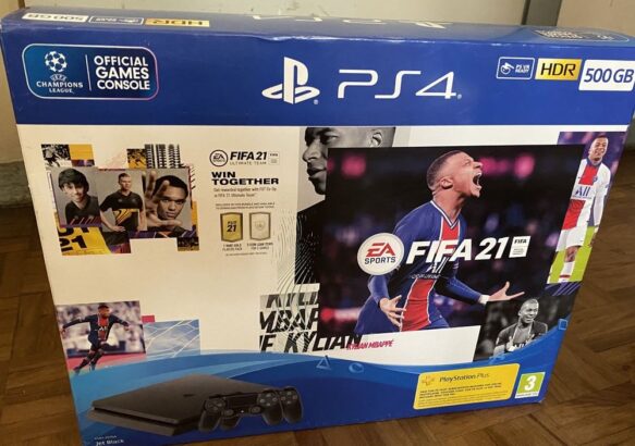 Ps4 500gb slim + FIFA 21 na caixa selado