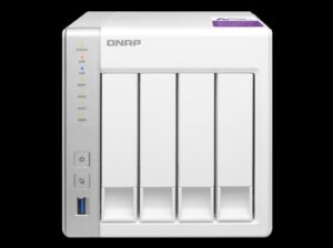 TS-431P QNAP NAS TS-431P TOWER4BAY PERSONAL NAS CLOUD WITH DLNA. MOBILE APPS & AIRPLAY SUPPORT. ARM CORTEX A15 1.7GHZ DUAL CORE, 1GB RAM.