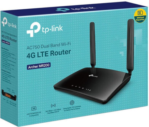 Router TP-Link MR 200 ( leva cartão ) selado