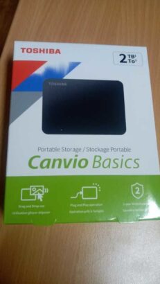 Disco Externo Toshiba 2TB Canvio Basics 2.5″ (SELADOS NA CAIXA)