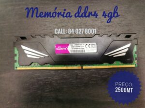 Memória ram ddr4 4gb desktop(Pc) com dessipador