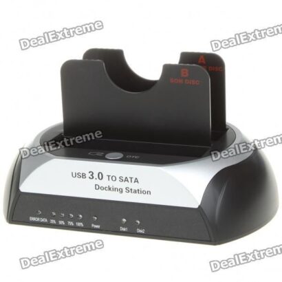 DOCKING USB 3.0 PARA HDD 2.5 “& 3.5” SATA