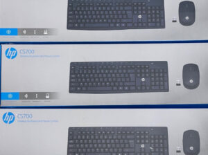 Teclado e mouse wireless HP