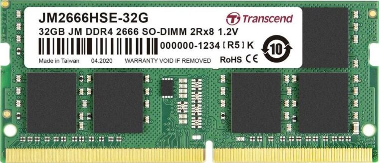 32GB DDR4 2666 Ram Memory – Laptop JM2666HSE-32G