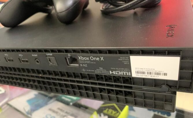 Xbox one X super novo