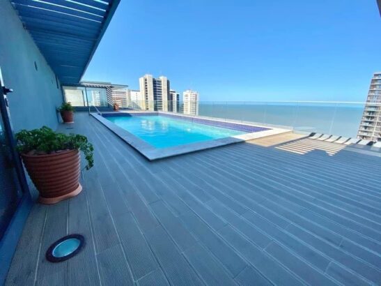 Arrenda se penthouse t1 mobilada vista mar jacarandá