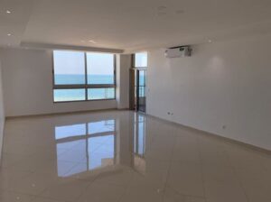 To let 4 bedrooms located Av. Marginal, next door to the Taverna in the Maputo Beach Front Building.